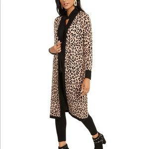 Open Front Long-Line Cardigan